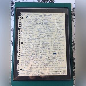 Authentic Vintage 80s High School Divider Page